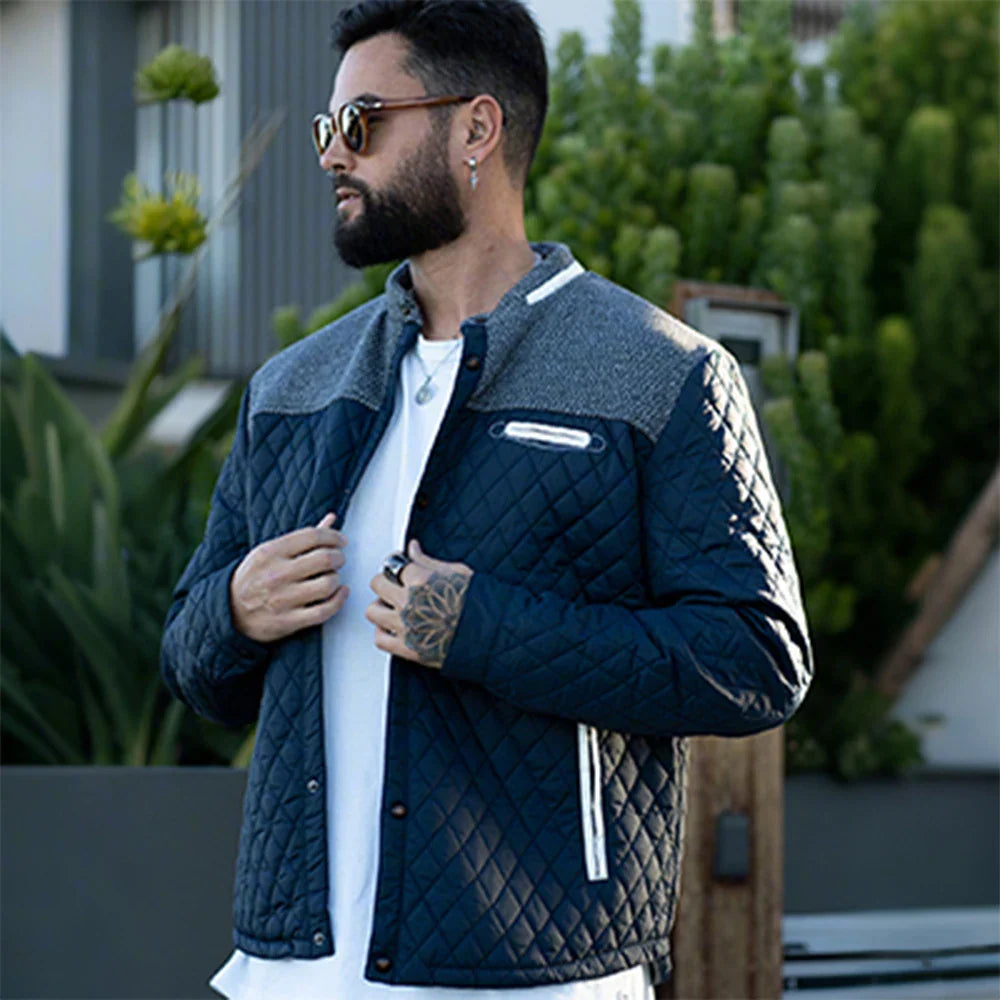 Signature Tunica Men's Diamond Quilted Puffer Down Jacket