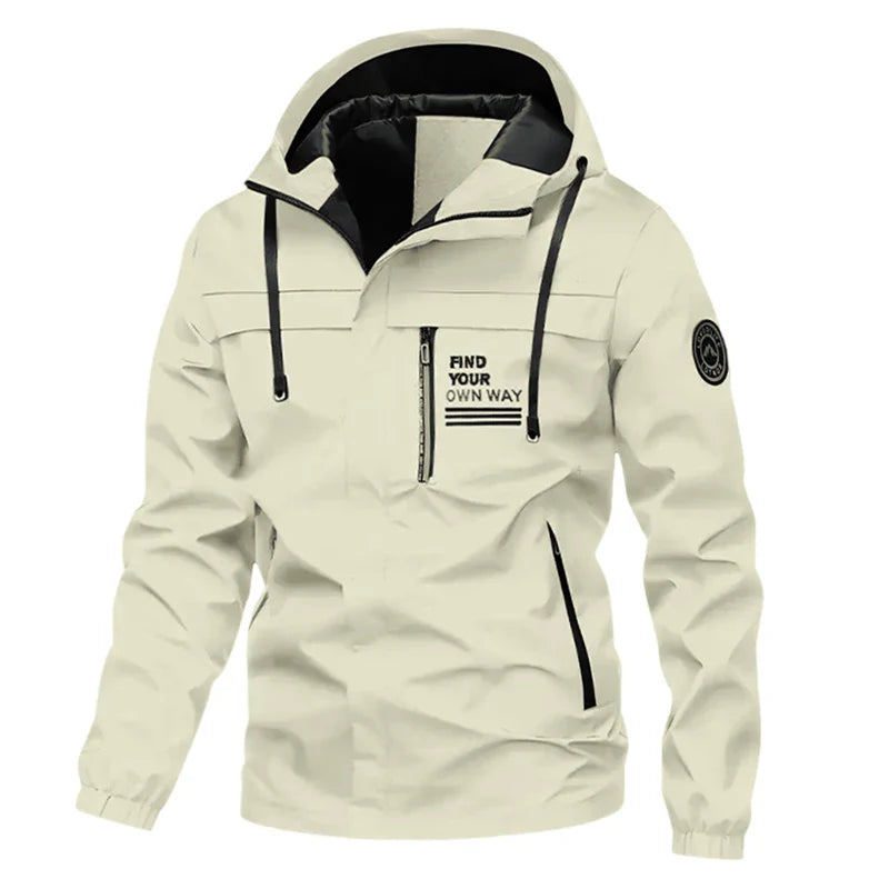 Signature Tunica Men's Lightweight Windbreaker Hooded Zip-Up Jacket for Hiking 8