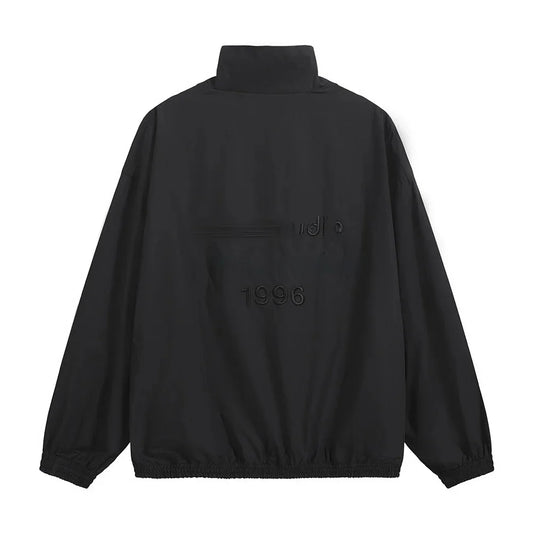 Signature Tunica Men's Loose Fit Streetwear Embroidery Stand Collar Coat Jacket 12