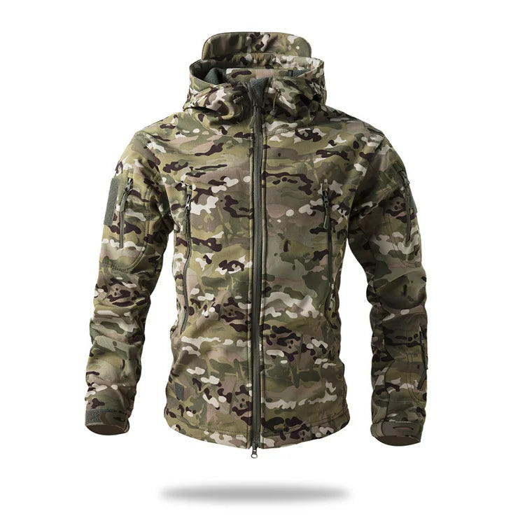 Signature Tunica Tactical Jacket Waterproof Fleece Hooded Camping Jacket